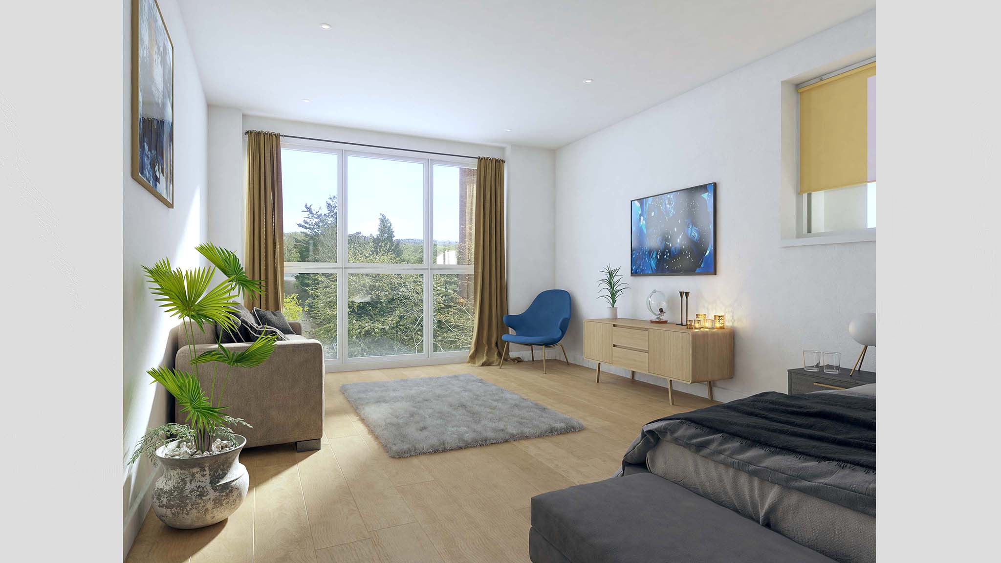 Rendered Image - 3D Internal View - Shakespeare Road